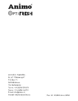 Preview for 41 page of Animo OptiFresh Service Book