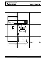 Preview for 1 page of Animo TV B200 W Manual