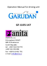 Preview for 23 page of Anita Garudan GF-1105 Series User Manual