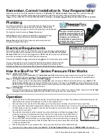 Preview for 4 page of Anjon Bio-Pro H Series Owner'S Manual