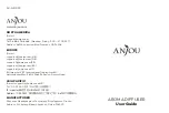 Предварительный просмотр 2 страницы Anjou AJ-AD012 User Manual