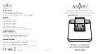 Anjou AJ-PCA023 User Manual предпросмотр