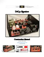 Preview for 1 page of ANK DAC5.1 Signature Construction Manual