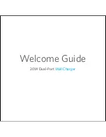 Preview for 1 page of Anker 20W Welcome Manual