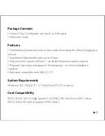 Preview for 2 page of Anker 4-Slot Card Reader Welcome Manual