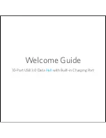 Anker 68ANHUB-B10A Welcome Manual предпросмотр