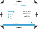 Preview for 1 page of Anker A1244 User Manual