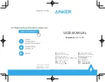 Предварительный просмотр 1 страницы Anker A2424 User Manual