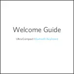 Preview for 1 page of Anker A7726 Welcome Manual