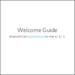 Предварительный просмотр 1 страницы Anker Folio Welcome Manual