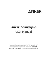 Anker Soundsync A3341 User Manual предпросмотр