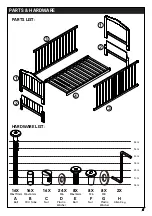 Предварительный просмотр 6 страницы anko 2-in-1 Wooden Cot Instruction Manual