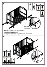 Предварительный просмотр 8 страницы anko 2-in-1 Wooden Cot Instruction Manual