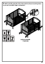 Предварительный просмотр 9 страницы anko 2-in-1 Wooden Cot Instruction Manual