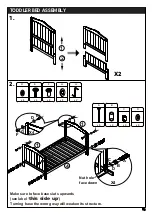 Предварительный просмотр 10 страницы anko 2-in-1 Wooden Cot Instruction Manual