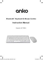 Предварительный просмотр 1 страницы anko 42710844 Instruction Manual