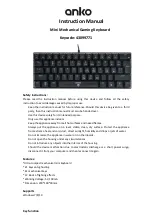 Предварительный просмотр 1 страницы anko 43099771 Instruction Manual