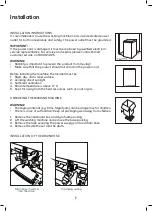 Предварительный просмотр 7 страницы anko ATLW55G Instruction Manual