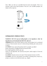 Preview for 5 page of anko BL9706-CB User Manual