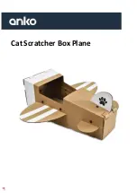 anko Cat Scratcher Box Plane Manual preview