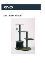 anko Cat Tower Flower Manual предпросмотр