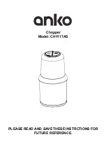 anko CH1117AS Manual preview