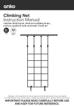 anko Climbing Net Instruction Manual предпросмотр