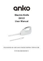 Preview for 1 page of anko EK121 User Manual