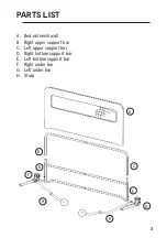 Предварительный просмотр 3 страницы anko Folding Bed Rail Quick Start Manual