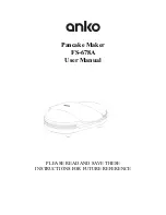 anko FS-678A User Manual preview