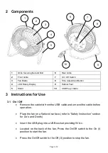 Предварительный просмотр 6 страницы anko HEG10LED User Manual