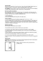 Предварительный просмотр 5 страницы anko HF1209-SA User Manual