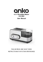 anko HX-5092 User Manual preview