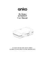 Preview for 1 page of anko KP2849-FP User Manual