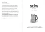 Предварительный просмотр 8 страницы anko LD-K1046 User Manual