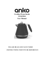 Preview for 1 page of anko LD-K3064 User Manual