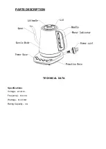 Предварительный просмотр 2 страницы anko LD-K3075 User Manual