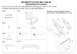 anko NURSERY ROCKING CHAIR Assembly Instructions предпросмотр