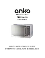 Предварительный просмотр 1 страницы anko P11034AL-B6 User Manual