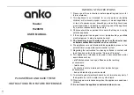 Preview for 1 page of anko T3206FE User Manual