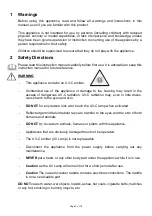 Предварительный просмотр 3 страницы anko VC-C001 Manual