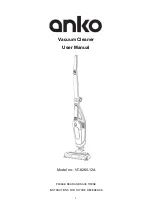 anko VC8260-12A User Manual preview