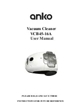 anko VCB45-16A User Manual preview