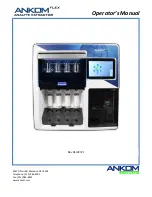 Ankom Flex Analyte Extractor Operator'S Manual предпросмотр