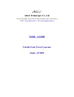 Preview for 1 page of Anleaf Technologies AP300W User Manual