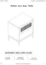 Anmytek H0010 Assembly And Care Manual preview