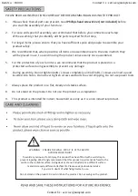 Preview for 2 page of Anmytek H0010 Assembly And Care Manual