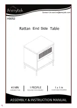 Anmytek H0052 Assembly & Instruction Manual предпросмотр