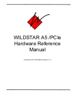 Annapolis Micro Systems WILDSTAR A5/PCIe Hardware Reference Manual preview