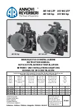 Preview for 1 page of Annovi Reverberi AR 160 bp Instruction Manual